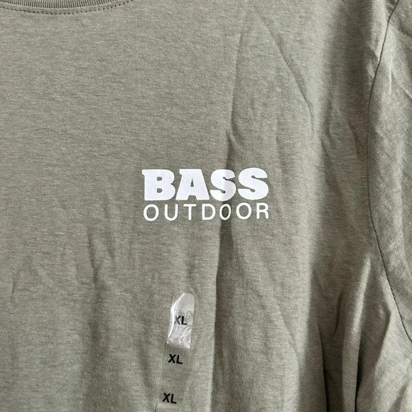 NWT- Bass Outdoors 100% Cotton Graphic Tee- size XL - Picture 3 of 5